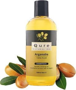 Arganolie 100ml | 100% Puur & Onbewerkt | Argan Olie Voor Gezicht, Haar En Lichaam