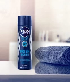 NIVEA Men Fresh Active - 150 Ml - Deodorant Spray - 6 St - Voordeelverpakking -Lichaamsverzorging 1027x1200 24
