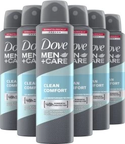 Dove Men+Care Deodorantspray Clean Comfort - 6 X 150 Ml - Voordeelverpakking 8 Dove Men+Care Deodorantspray Clean Comfort - 6 X 150 Ml - Voordeelverpakking -Lichaamsverzorging 1042x1200 3