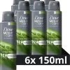 Dove Men+Care Advanced Extra Fresh Anti-Transpirant Deodorant Spray - 6 X 150 Ml - Voordeelverpakking