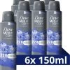 Dove Men+Care Advanced Cool Fresh Anti-Transpirant Deodorant Spray - 6 X 150 Ml - Voordeelverpakking