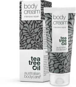 Australian Bodycare Body Cream 100 Ml - Intensieve Vochtinbrengende Crème Voor Zeer Droge & Beschadigde Huid - Met Actieve Ingrediënten Tea Tree Om De Natuurlijke Bacterieflora In Balans Te Houden En Toverhazelaar Voor Hydratatie Van De Huid
