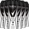 Rexona Men Invisible Anti-Transpirant Spray - 6 X 150 Ml - Voordeelverpakking