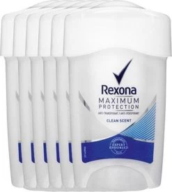 Rexona Deodorant Stick - Maximum Protection - Clean Scent - 6 X 45 Ml -Lichaamsverzorging 1073x1200 1