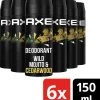 Axe Mojito & Cedarwood Pepper Bodyspray Deodorant - 6 X 150 Ml - Voordeelverpakking