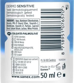 Sanex Dermo Sensitive Deodorant Anti-Transpirant Roller 6 X 50ml - Voordeelverpakking -Lichaamsverzorging 1075x1200 4