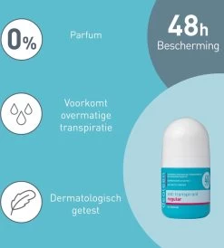 Deoleen Anti-transpirant - Roller Regular - Deodorant - 50 Ml -Lichaamsverzorging 1083x1200 2