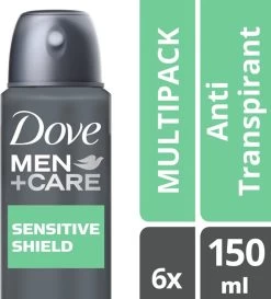 Dove Men+Care Sensitive Shield Anti-Transpirant Deodorant Spray - 6 X 150 Ml - Voordeelverpakking -Lichaamsverzorging 1087x1200 1