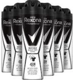 Rexona Men Invisible Anti-Transpirant Spray - 6 X 150 Ml - Voordeelverpakking -Lichaamsverzorging 1089x1200 3