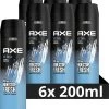 Axe Ice Chill Bodyspray Deodorant - 6 X 200 Ml - Voordeelverpakking