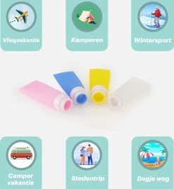 Qpacks - 8-delige Reisflesjes Set Transparant - Vliegtuig Handbagage - Navulbare Reis 100ML Flacons - Incl. Potjes & Etui -Travel - Reisaccessoires -Lichaamsverzorging 1103x1200 4