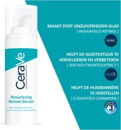 CeraVe Resurfacing Retinol Serum - 30ml - Voor Onzuivere Huid Met Neiging Tot Acne 14 CeraVe Resurfacing Retinol Serum - 30ml - Voor Onzuivere Huid Met Neiging Tot Acne -Lichaamsverzorging 1119x1200