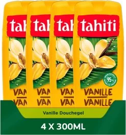 Tahiti Vanille Douchegel 4 X 300ml - Voordeelverpakking