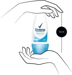 Rexona Dry Cotton Deodorant Roller - 6 X 50 Ml - Voordeelverpakking -Lichaamsverzorging 1148x1200 2