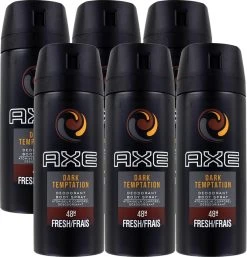 Axe Dark Temptation Bodyspray Deodorant - 6 X 150ml - Voordeelverpakking -Lichaamsverzorging 1152x1200 6
