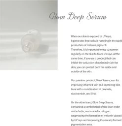 Glow Deep Serum Arbutan + Ricebran Tegen Pigmentatie -Lichaamsverzorging 1156x1200