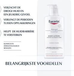 Eucerin AtopiControl Body Care Lotion 12% Omega - Bodylotion - 400 Ml 26 Eucerin AtopiControl Body Care Lotion 12% Omega - Bodylotion - 400 Ml -Lichaamsverzorging 1160x1200 2
