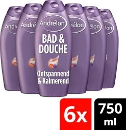 Andrélon Ontspannend & Kalmerend Bad & Douchegel - 6 X 750 Ml - Voordeelverpakking -Lichaamsverzorging 1162x1200 2