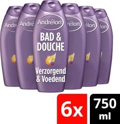 Andrélon 2in1 Bad & Douchegel - 6 X 750 Ml - Voordeelverpakking -Lichaamsverzorging 1162x1200 4