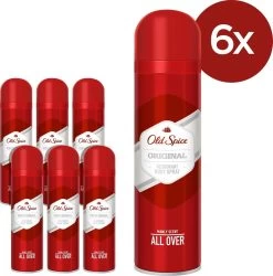 Old Spice Original Spray - Deodorant - 6x 150 Ml - Voordeelverpakking