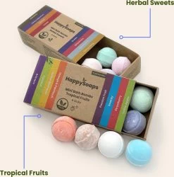HappySoaps Mini Bath Bombs - Herbal Sweets - 8 Bruisballen In Verschillende Kruidig Zoete Geuren - 100% Plasticvrij, Vegan & Natuurlijk 15 HappySoaps Mini Bath Bombs - Herbal Sweets - 8 Bruisballen In Verschillende Kruidig Zoete Geuren - 100% Plasticvrij, Vegan & Natuurlijk -Lichaamsverzorging 1187x1200 4