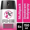 Axe Anarchy For Women - 150 Ml - Deodorant Spray - 6 Stuks - Voordeelverpakking