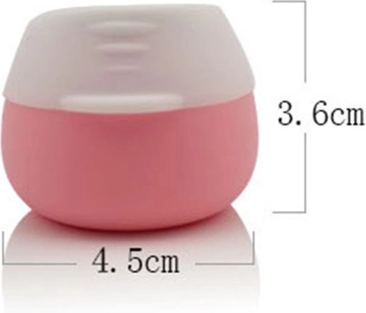 YONO Reis Cosmetica Potjes - Lege Potjes Met Deksel - Zalfpotjes - Siliconen Reisflesjes Set Handbagage - Reisflacons Navulbaar - 4 Stuks - 10 ML 5 YONO Reis Cosmetica Potjes - Lege Potjes Met Deksel - Zalfpotjes - Siliconen Reisflesjes Set Handbagage - Reisflacons Navulbaar - 4 Stuks - 10 ML - Afbeelding 5