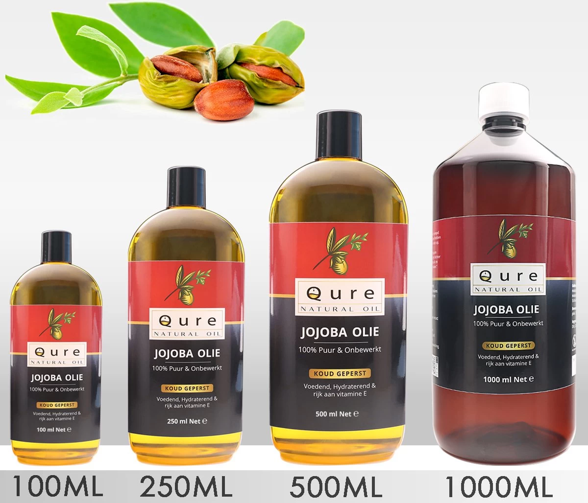 Jojoba Olie 100ml | 100% Puur & Onbewerkt | Jojobaolie Voor Gezicht, Haar En Lichaam 4 Jojoba Olie 100ml | 100% Puur & Onbewerkt | Jojobaolie Voor Gezicht, Haar En Lichaam - Afbeelding 4
