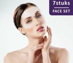 Simia™ Anti Rimpel Beauty Pads - Face Set (7 Stuks) - Voorhoofd Mond & Ogen - Herbruikbaar Anti Aging Siliconen Pad Tegen Lijntjes En Rimpels