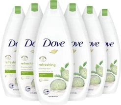 Dove Douchegel Go Fresh Refreshing - 6 X 250 Ml - Voordeelverpakking