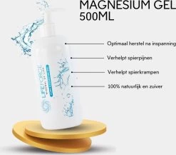 Lifeforce Magnesium Gel (500 Ml) | Puur Zechstein| Magnesium Gel Voor Spieren En Gewrichten -Lichaamsverzorging 1200x1056