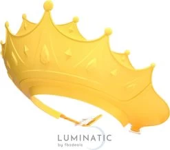 Baby Douchemuts - Baby Douche Kapje - Douchekapje Kind - Baby Douche Hoed - Badmuts Kinderen - Baby Douche Cap - Badmuts Kind - Shower Cap - Douche Muts | Luminatic® | Geel