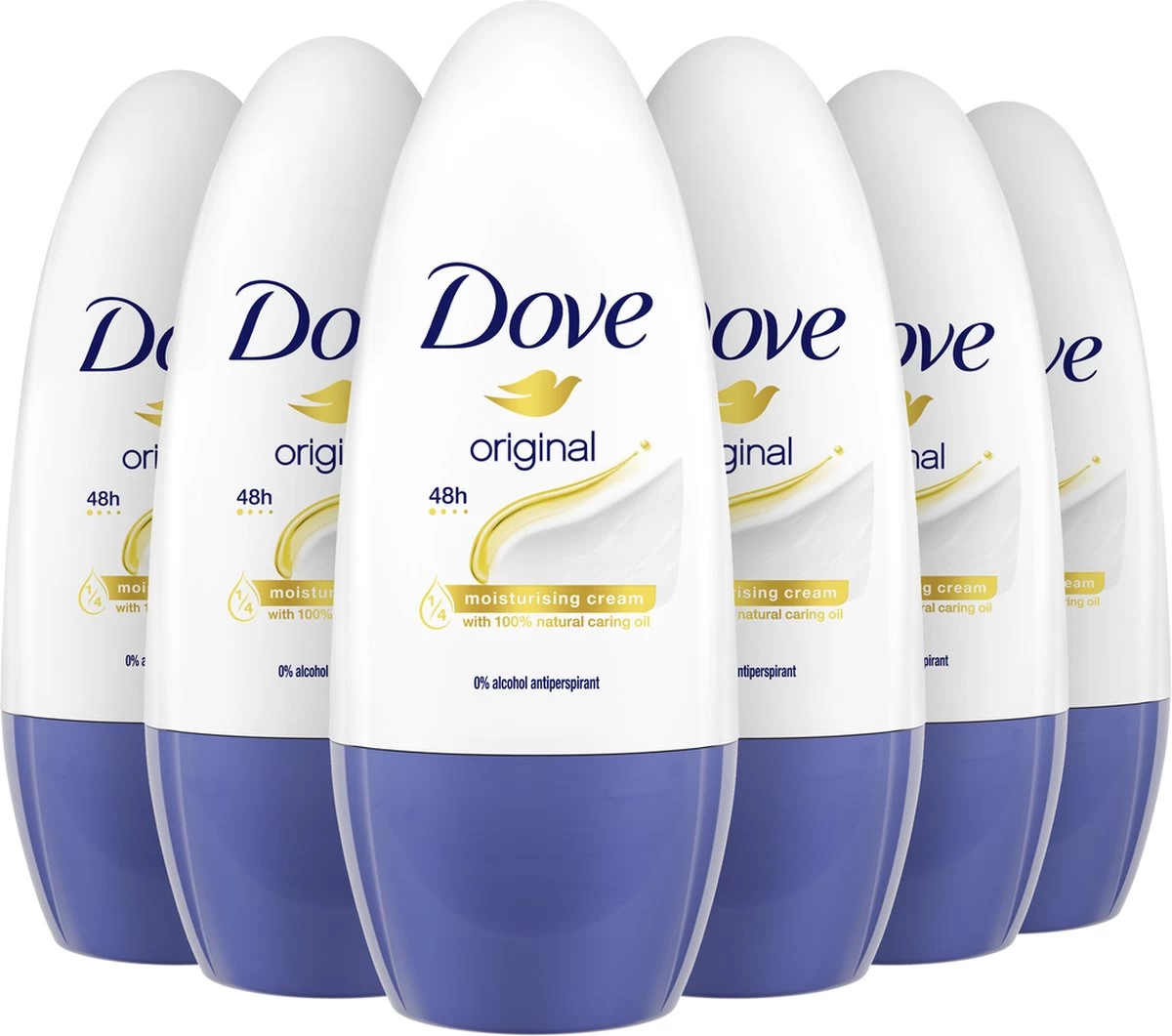 6x Dove Deodorant Roller Original 50 Ml 1 6x Dove Deodorant Roller Original 50 Ml