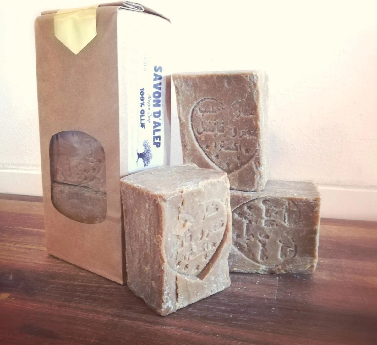 Pure Aleppo Zeep (3 Stuks) -100% Olijfolie- Savon D'Alep - Olijfolie Zeep 4 Pure Aleppo Zeep (3 Stuks) -100% Olijfolie- Savon D'Alep - Olijfolie Zeep - Afbeelding 4