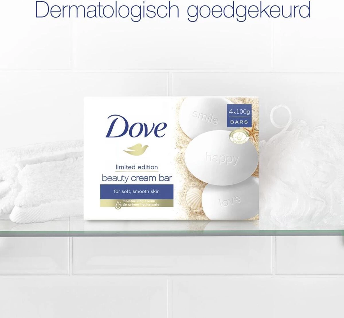 Dove Beauty Cream Original Zeep - 48 X 100 G - Voordeelverpakking 3 Dove Beauty Cream Original Zeep - 48 X 100 G - Voordeelverpakking - Afbeelding 3