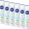 NIVEA Pure & Natural Jasmine - 6 X 150 Ml - Voordeelverpakking - Deodorant Spray