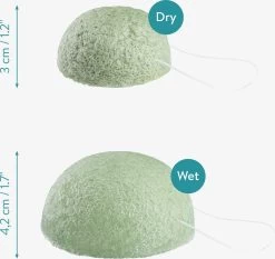 Navaris Set Van 8 Konjac Sponzen - Natuurlijke Sponzen Voor Gezichtsreiniging - Reinigt De Rijpe, Onzuivere, Droge, Gevoelige En Normale Huid - Vegan -Lichaamsverzorging 1200x1131