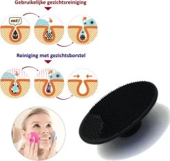 Blubs® – Badborstel – Dry Brush – Rug Scrubber – Lichaamsborstel – Rugborstel Douche Met Steel – Huidborstel – Rugborstel Kunststof – Badborstel Met Steel – Doucheborstel Met Steel – Siliconen Borstel – Droogborstel – Massage – Groen -Lichaamsverzorging 1200x1139 3