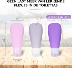 Navulbare Reisflesjes Set – Silicone Reisflacons Handbagage – 3 Stuks -Lichaamsverzorging 1200x1142 2