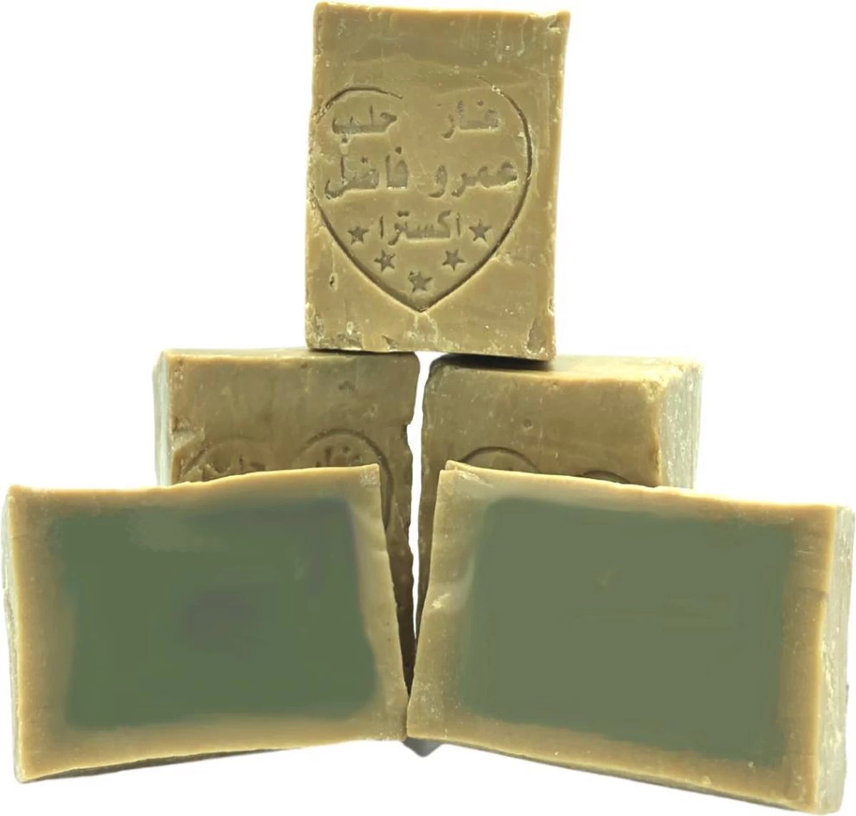 Pure Aleppo Zeep (3 Stuks) -100% Olijfolie- Savon D'Alep - Olijfolie Zeep 2 Pure Aleppo Zeep (3 Stuks) -100% Olijfolie- Savon D'Alep - Olijfolie Zeep - Afbeelding 2