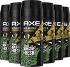Axe Mojito & Cedarwood Pepper Bodyspray Deodorant - 6 X 150 Ml - Voordeelverpakking -Lichaamsverzorging 1200x1151 4