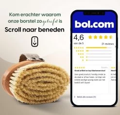 100% Vegan Lichaamsborstel Met Lange Afneembare Steel - Rugborstel/Badborstel/Doucheborstel - Dry Brushing Huidborstel - Droogborstel - Douche -Lichaamsverzorging 1200x1152 2