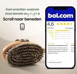 100% Natuurlijke Lichaamsborstel Met Lange Afneembare Steel - Rugborstel Badborstel Doucheborstel - Dry Brushing Huidborstel - Droogborstel - Douche 19 100% Natuurlijke Lichaamsborstel Met Lange Afneembare Steel - Rugborstel Badborstel Doucheborstel - Dry Brushing Huidborstel - Droogborstel - Douche -Lichaamsverzorging 1200x1152 4