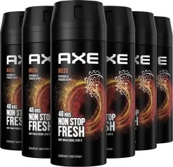 Axe Musk Bodyspray Deodorant - 6 X 150 Ml - Voordeelverpakking 10 Axe Musk Bodyspray Deodorant - 6 X 150 Ml - Voordeelverpakking -Lichaamsverzorging 1200x1158 3