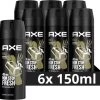 Axe Gold Bodyspray Deodorant - 6 X 150 Ml - Voordeelverpakking