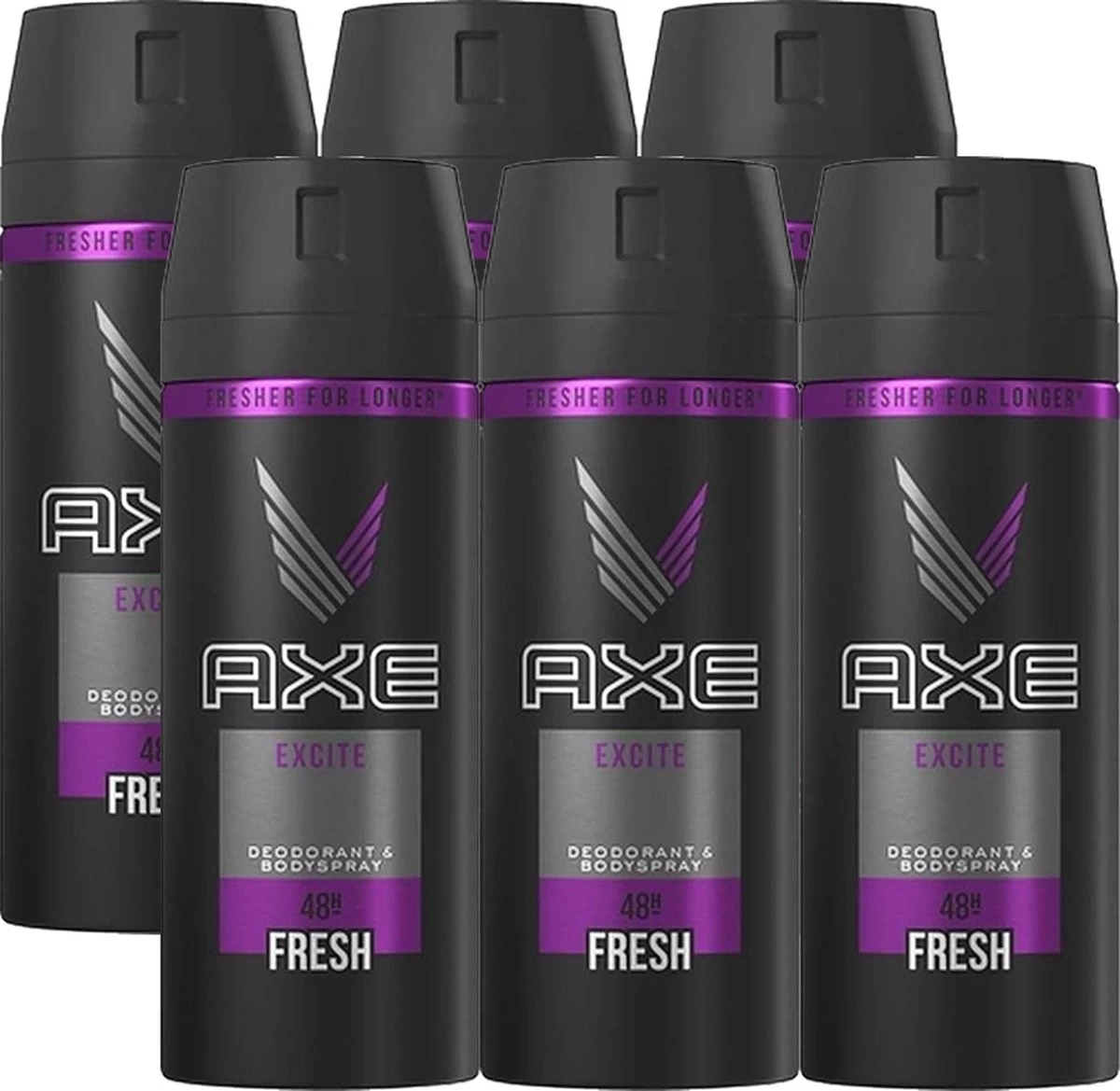 Axe Excite Bodyspray Deodorant - 6 X 150 Ml - Voordeelverpakking 8 Axe Excite Bodyspray Deodorant - 6 X 150 Ml - Voordeelverpakking - Afbeelding 8