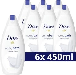 Dove Caring Bath Indulging Cream Badcrème - 6 X 450 Ml - Voordeelverpakking