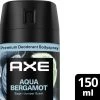 AXE Fine Fragrance Collection Aqua Bergamot Premium Deodorant Bodyspray 150 Ml
