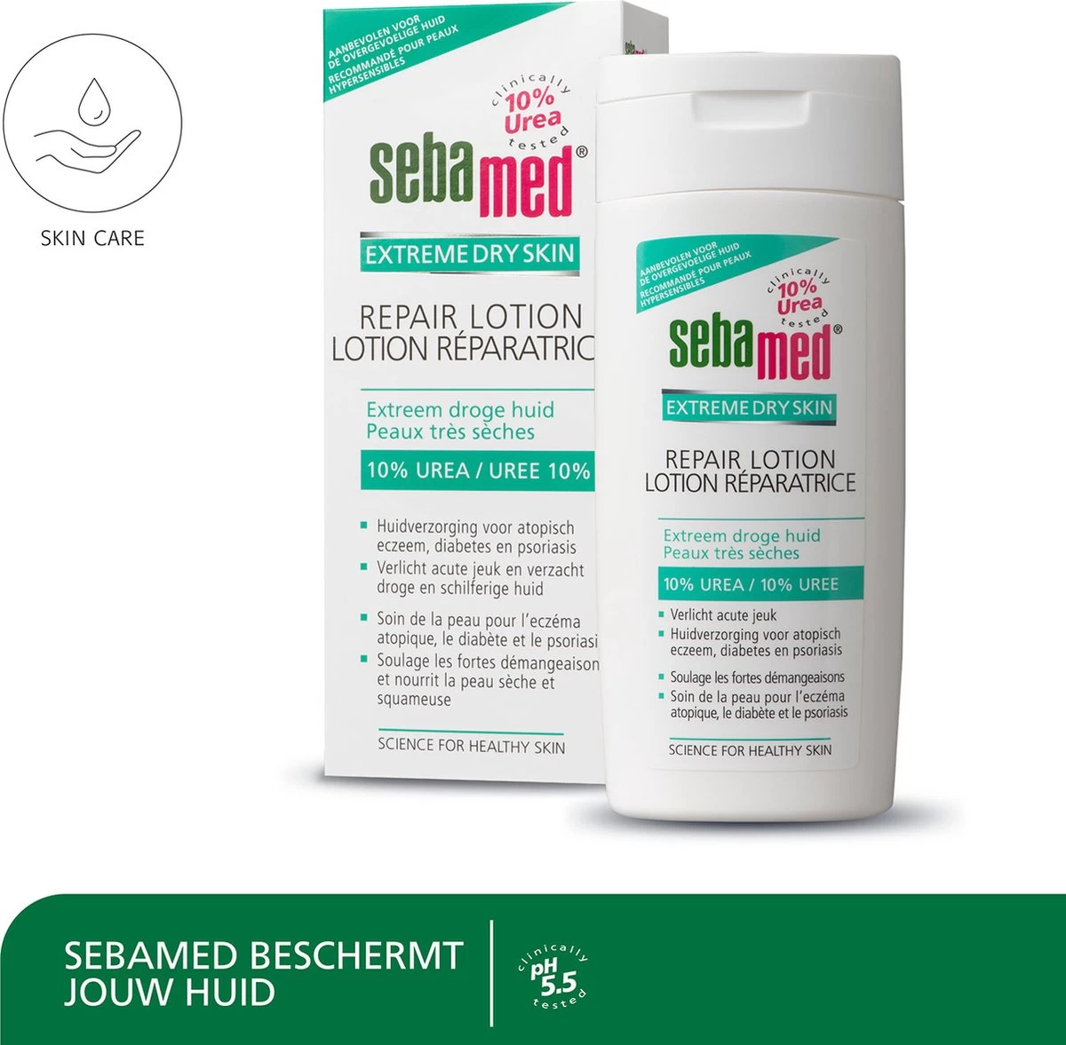 Sebamed Extreme Dry Urea Repair - Lotion 10% - Huidverzorging - 200 Ml 7 Sebamed Extreme Dry Urea Repair - Lotion 10% - Huidverzorging - 200 Ml - Afbeelding 7