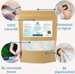 Ré-genesis Magnesium Badkristallen Vlokken – Magnesium Badzout – Voetenbad - 2 Kg - In Eco Kraft Stazak -Lichaamsverzorging 1200x1186 7